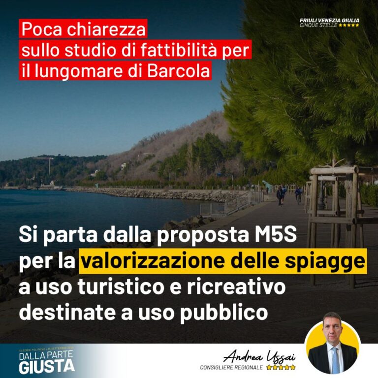 Poca chiarezza su interventi annunciati da Scoccimarro a Barcola