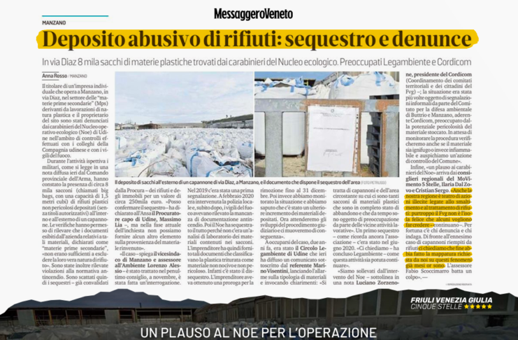 Monfalcone, nuovo impianto trattamento rifiuti vicino a Terme Romane e su  rive Timavo