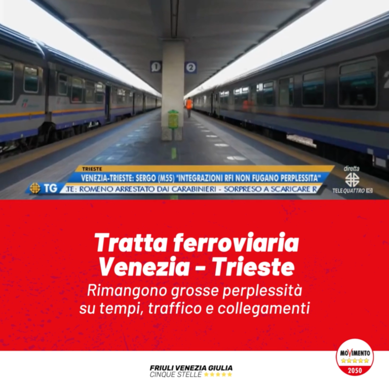 Venezia – Trieste, integrazioni RFI non fugano perplessità