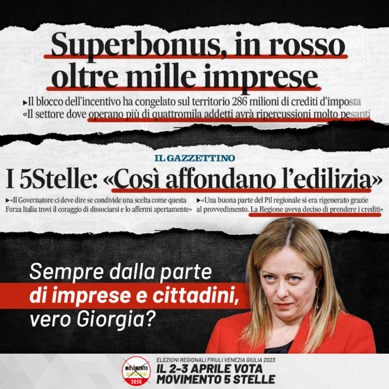 Superbonus, da Governo colpo all’edilizia. Fedriga cosa ne pensa?