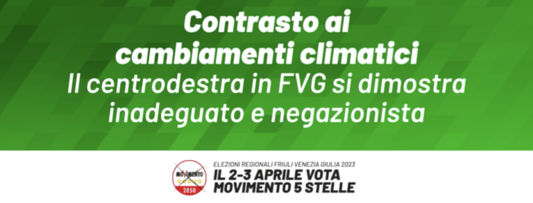 Nel centrodestra posizioni negazioniste su cambiamenti climatici