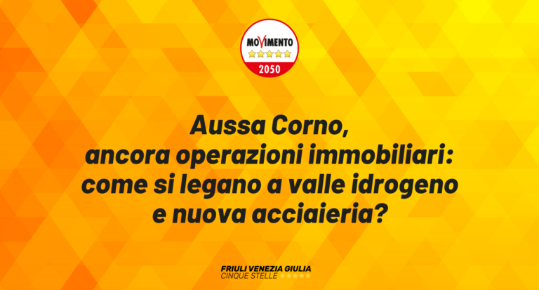 Aussa Corno, ancora operazioni immobiliare: come si legano a valle idrogeno e nuova acciaieria?