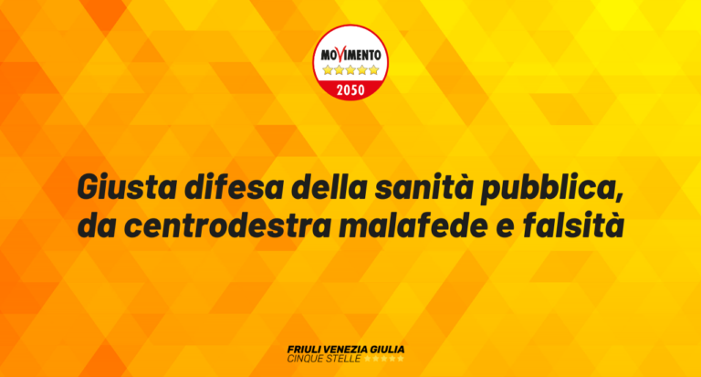 Giusta difesa della sanità pubblica, da centrodestra malafede e falsità