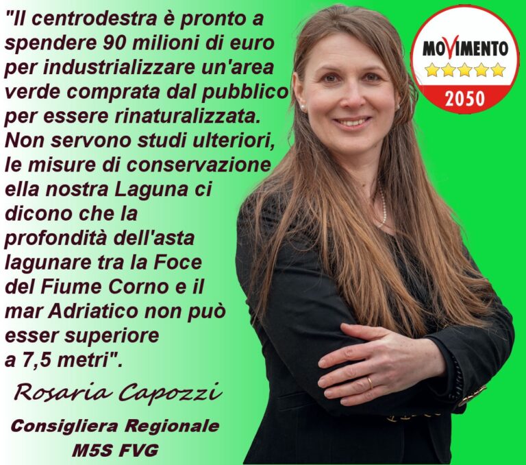 Capozzi – Sergo M5S: “Adesso tutti i Comuni seguano Marano Lagunare.