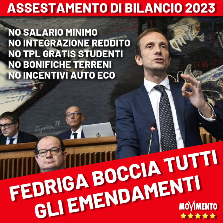 Capozzi M5S: “Maggioranza boccia ogni emendamento”