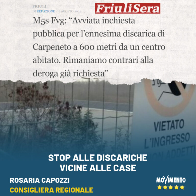 “Avviata inchiesta pubblica per l’ennesima discarica di Carpeneto a pochi metri da un centro abitato. Rimaniamo contrari alla deroga già richiesta”