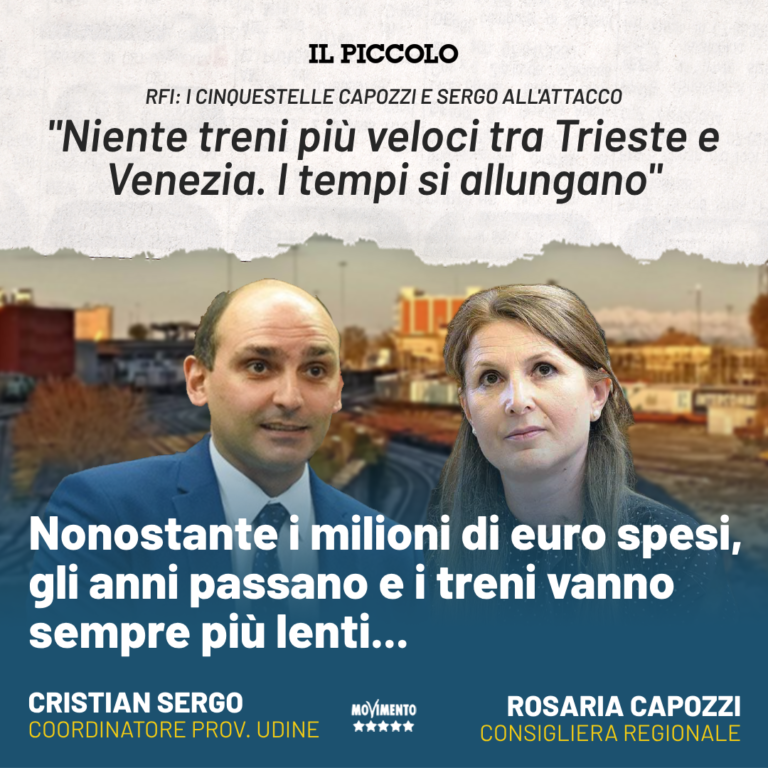 Capozzi e Sergo: RFI, nessuna velocizzazione: i treni si allungano