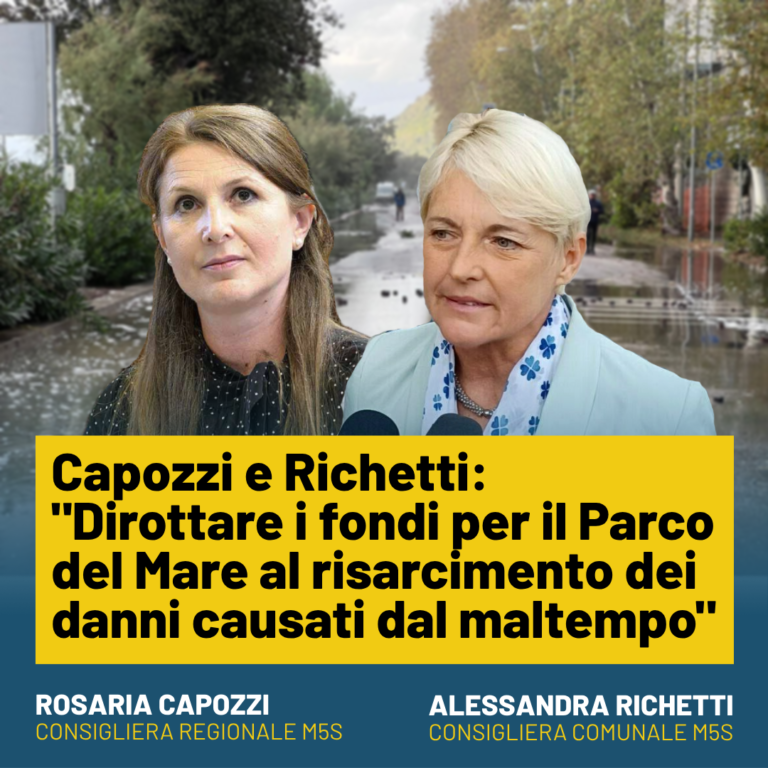 Ambiente, Capozzi-Richetti: Regione conferma 8 milioni per Nautaverso nonostante costi di meno