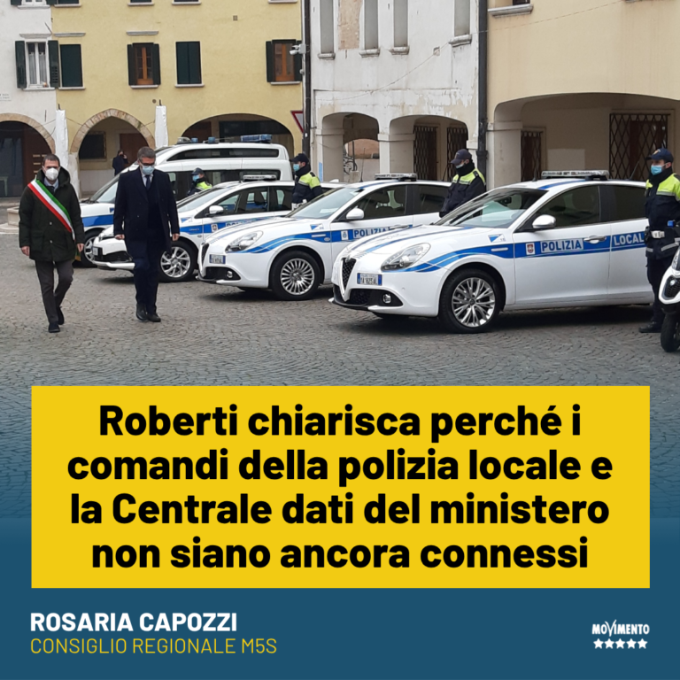 Polizia locale, Capozzi: Intervenire per collegare le centrali