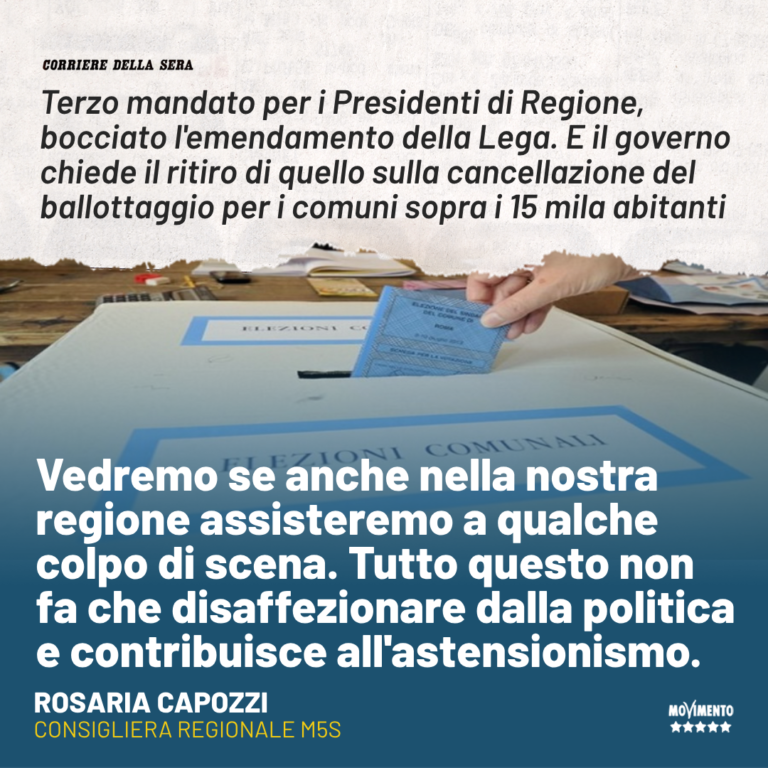 Legge elettorale, Capozzi: Teatrini indecorosi su mandati e ballottaggi