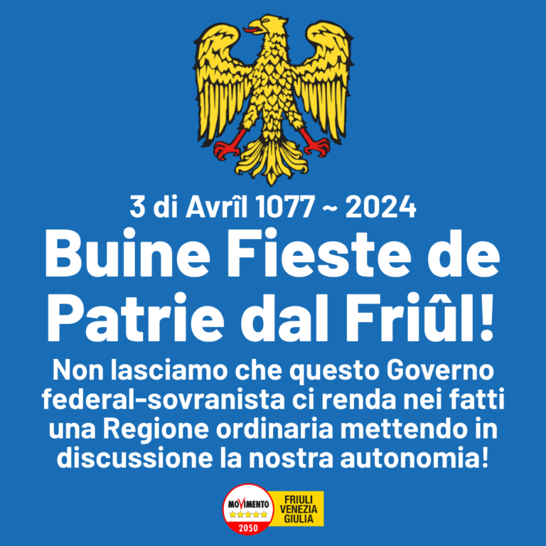 3 aprile, Capozzi: Riflettere su tutela del friulano e dell’autonomia