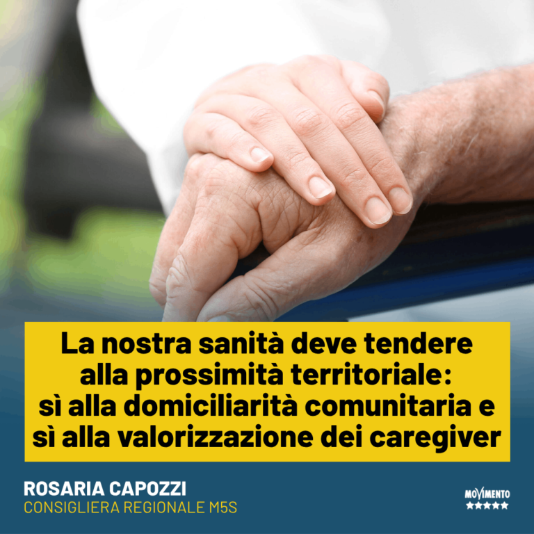 Sanità, Capozzi: Parere favorevole all’assistenza domiciliare