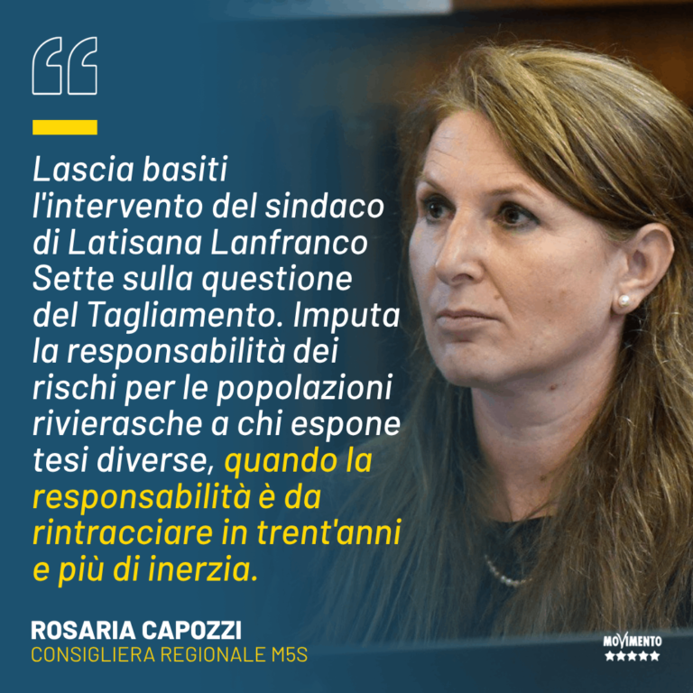 Tagliamento, Capozzi: Sindaco di Latisana rispetti libertà opinione