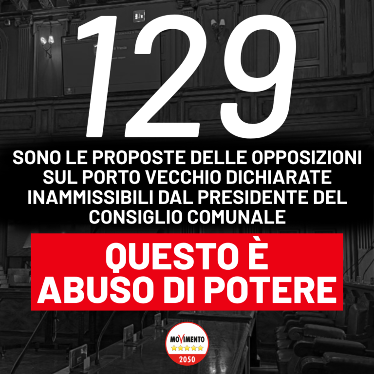 Porto Vecchio, ennesimo schiaffo alla democrazia