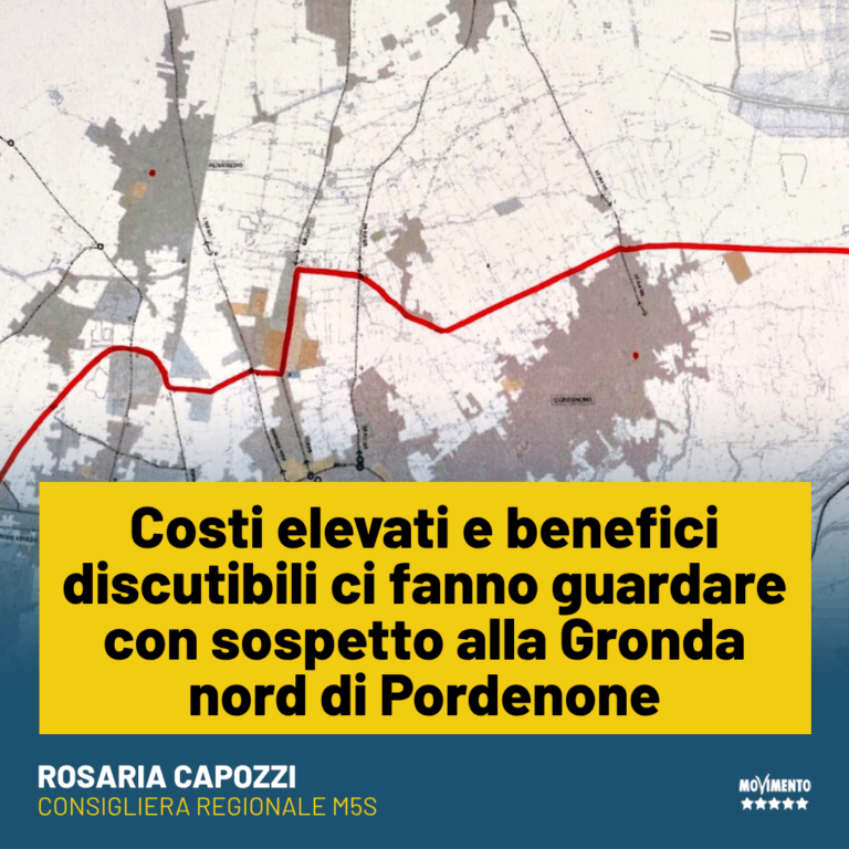 Gronda nord, Capozzi: Consumare meno suolo possibile