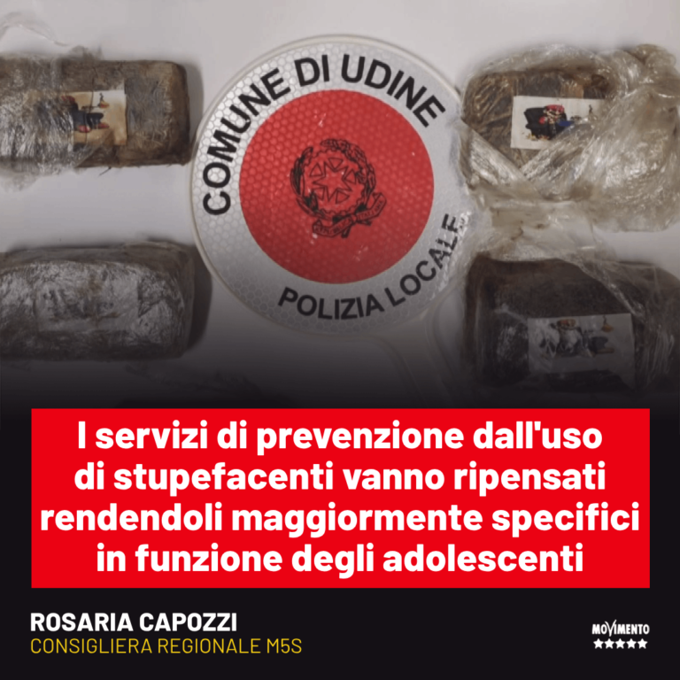 Dipendenze, Capozzi: Migliorare servizi di prevenzione