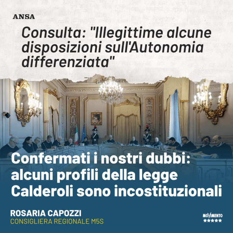 Autonomia differenziata, Capozzi: Confermate nostre critiche