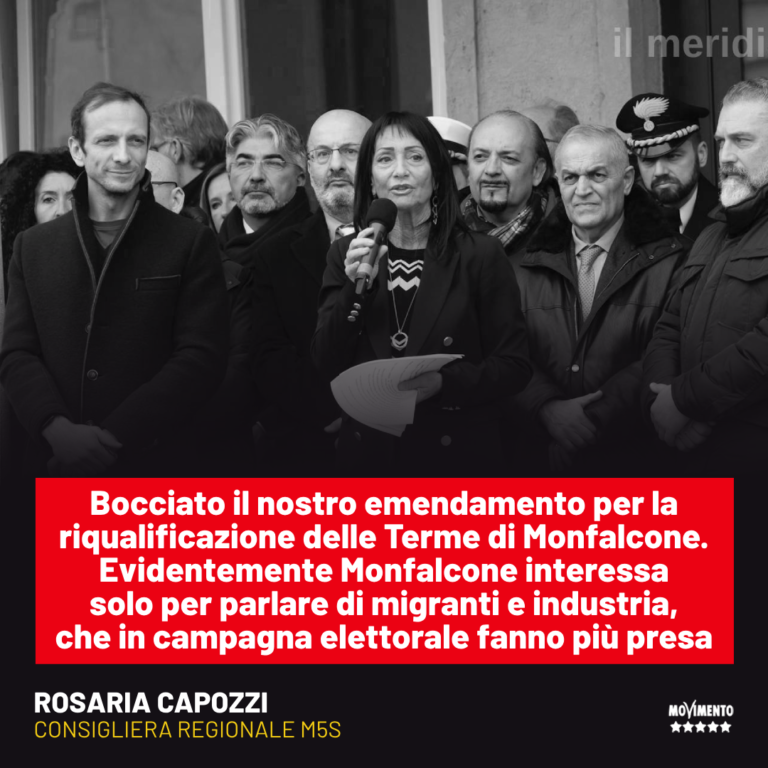 Bilancio, Capozzi: Terme Monfalcone, urge investire ma Maggioranza dice no