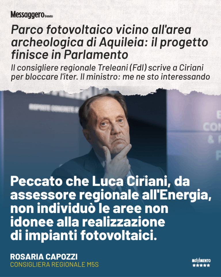 Fotovoltaico, Capozzi: Cdx non vuole risolvere il problema