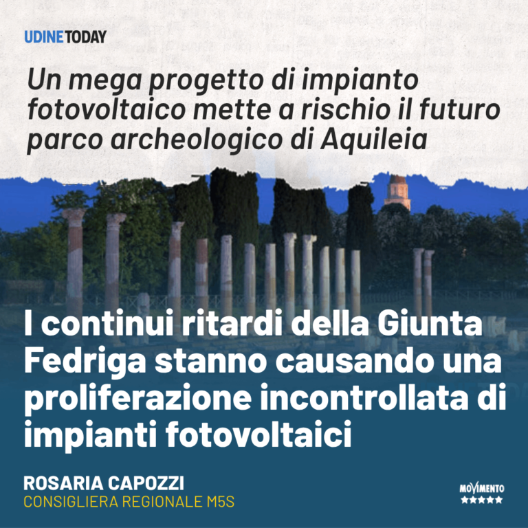 Fotovoltaico, Capozzi: Il tempo è scaduto, così gli impianti proliferano