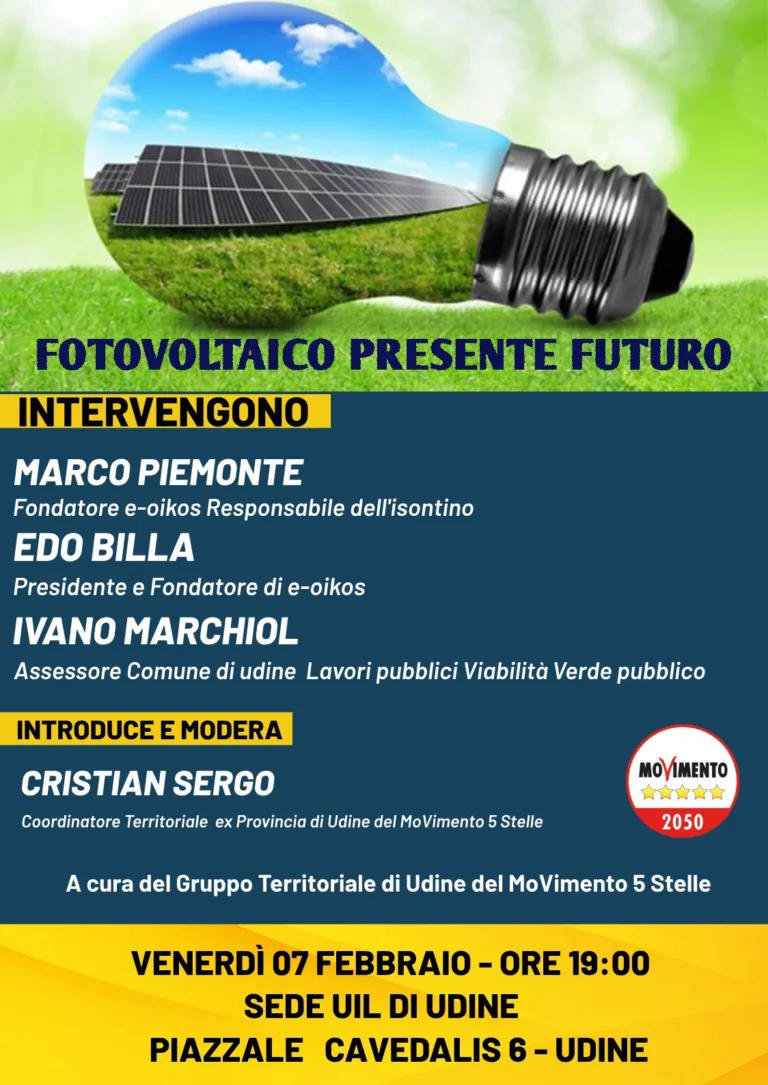 Resoconto dell’incontro “Fotovoltaico Presente e Futuro” ‐ 7 febbraio 2025